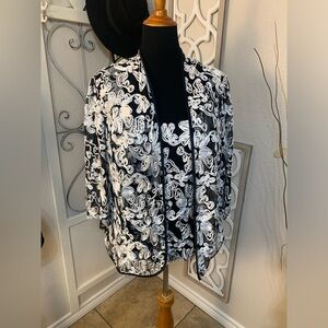 Alex Evenings women’s special event 2 piece blousee and cover. 2X